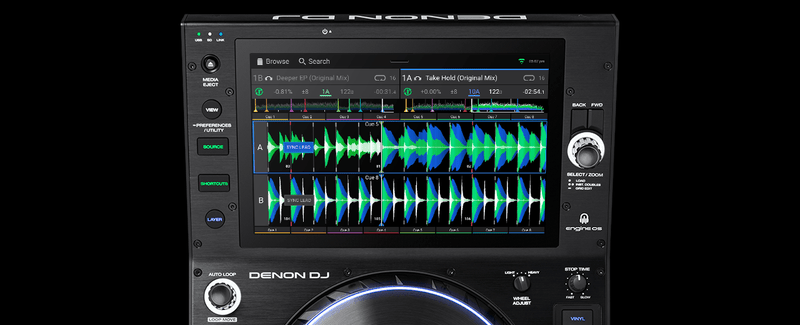 Denon DJ SC6000 PRIME Professional DJ Media Player with 10.1” Touchscreen and WiFi Music Streaming ( OPEN BOX )