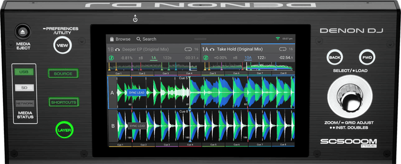 Denon DJ SC5000M PRIME Motorized DJ Media Player