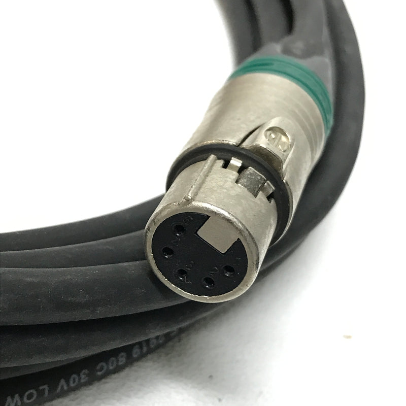 Neutrik DMX512-10-5P 10 foot High Quality Professional Grade  DMX Data Transmission Cable w/ XLR-M 5 pins to XLR-F 5 pins Premium DATA Cable - DEMO