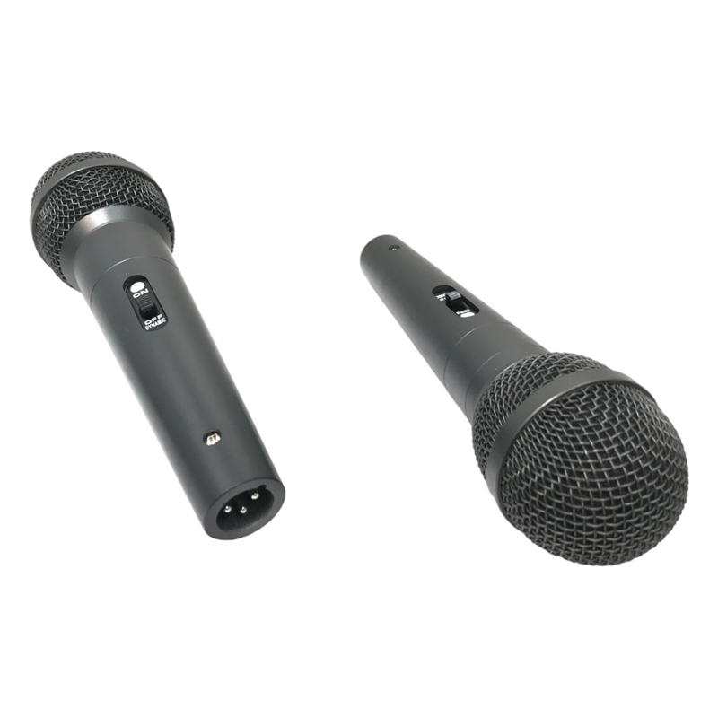 DIS-100 Handheld Dynamic Microphone w/ On-off switch - Pair