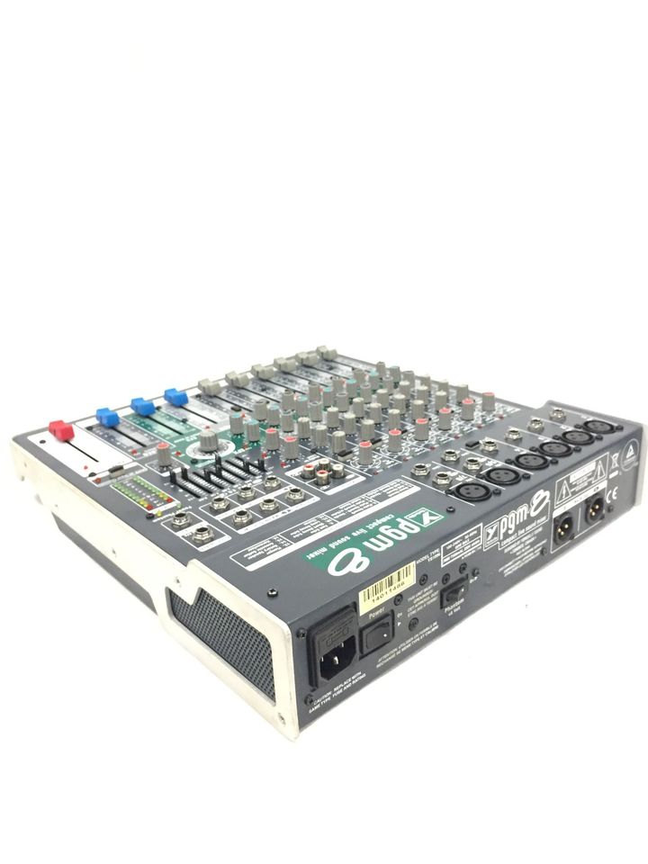 Yorkville Sound PGM8 Compact 8-Channel Live Sound Mixer with Built-In Digital Effects