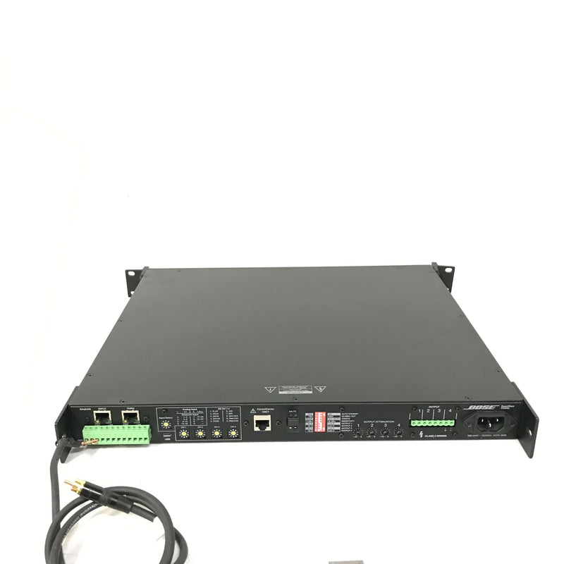 Bose PowerShare PS404A Adaptable Power Amplifier 4 x 100W Low/High imp. Power Amplifier w/ Dual Feedback Loop System, Integrated DSP, 24-ch. rAmpLink I/O, and Auto-Standby- DEMO