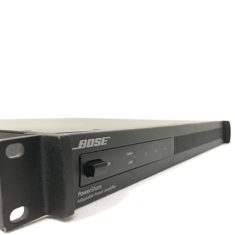 Bose PowerShare PS404A Adaptable Power Amplifier 4 x 100W Low/High imp. Power Amplifier w/ Dual Feedback Loop System, Integrated DSP, 24-ch. rAmpLink I/O, and Auto-Standby- DEMO