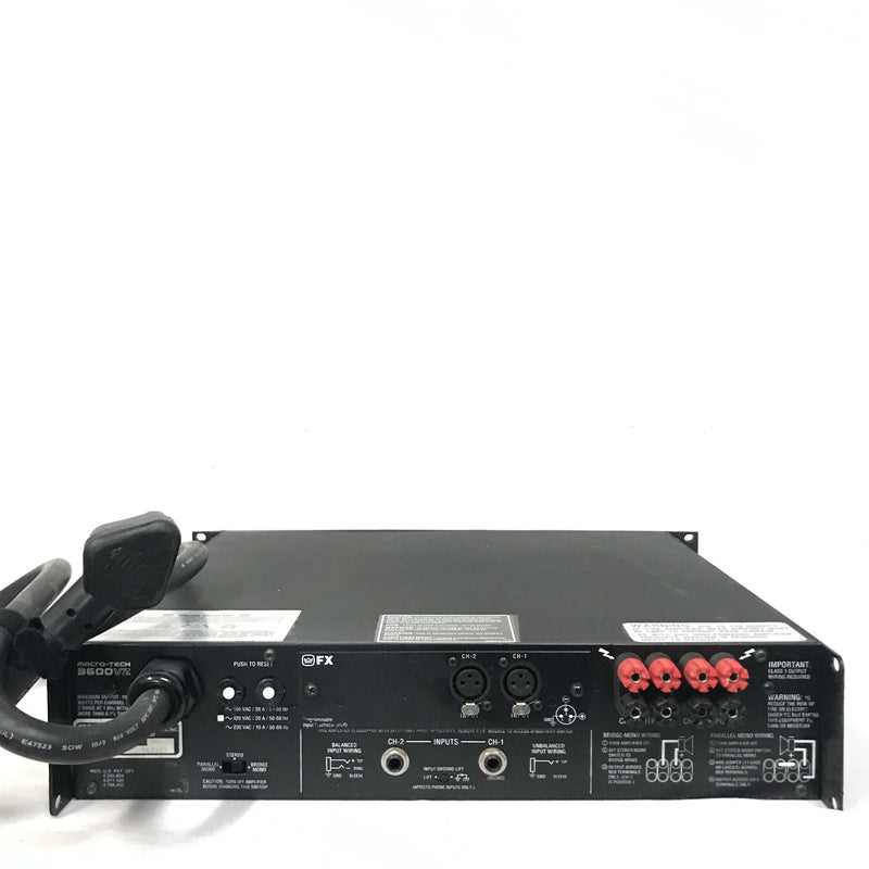 Crown Macro-Tech 3600vz Power Amplifier - USED