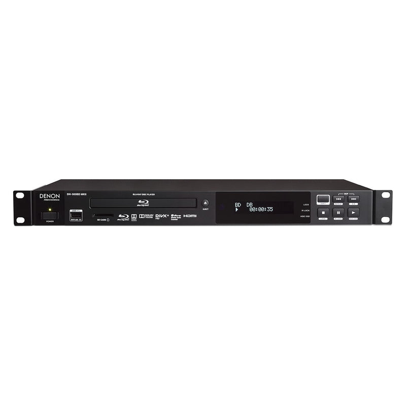 Denon DN-500BDMKII Professional Blu-ray Disc and Media Player 1RU Rack ( No HDMI Output - DEMO
