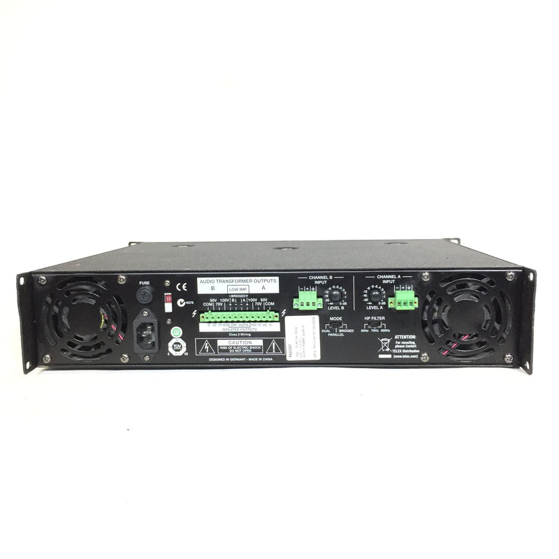 Electro-Voice PA2250T Rackmount 2-Channel 250W Power Amplifier (50V/70V/100V)