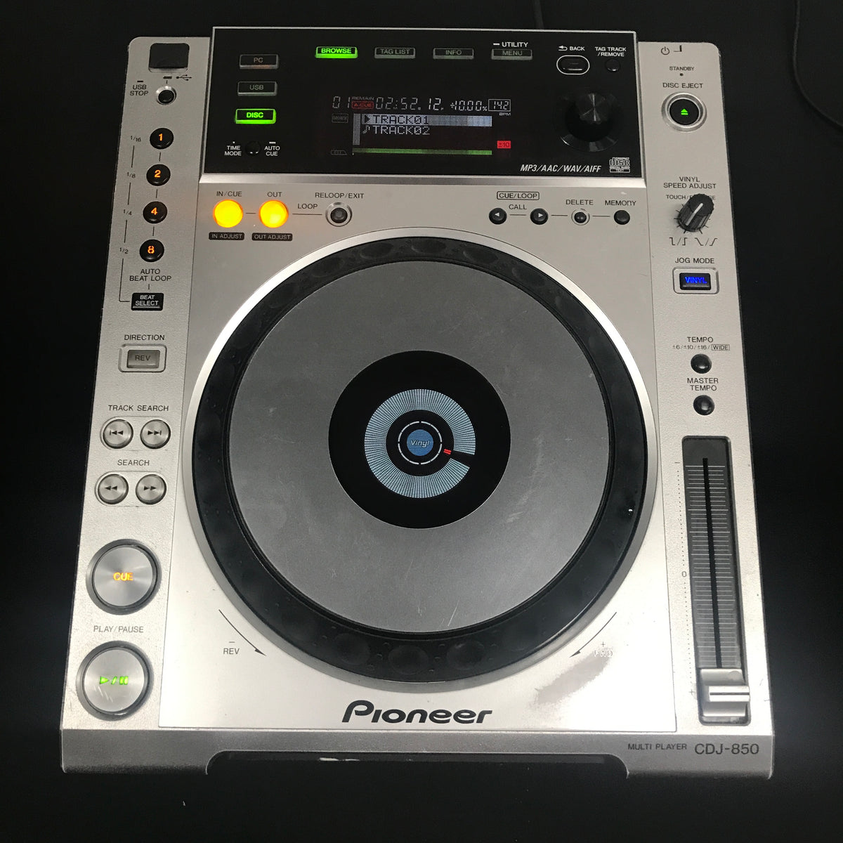 Pioneer DJ CDJ-850 DJ Multi Player with Disk Drive and Pro-X Heavy Dut