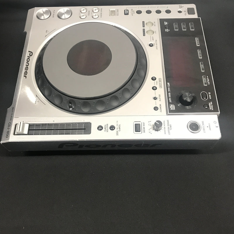Pioneer DJ CDJ-850 DJ Multi Player with Disk Drive and Pro-X Heavy Duty Lightweight Carry-Flight Case  - USED