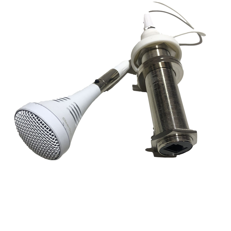 ClearOne Ceiling Microphone for Dante Audio Conferencing (White) w/ Digital Dante Interface