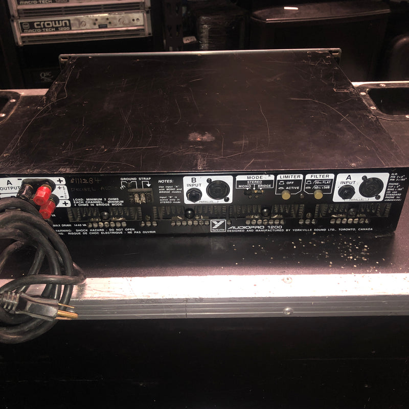 Yorkville AudioPro 1200 Power Amplifier - USED