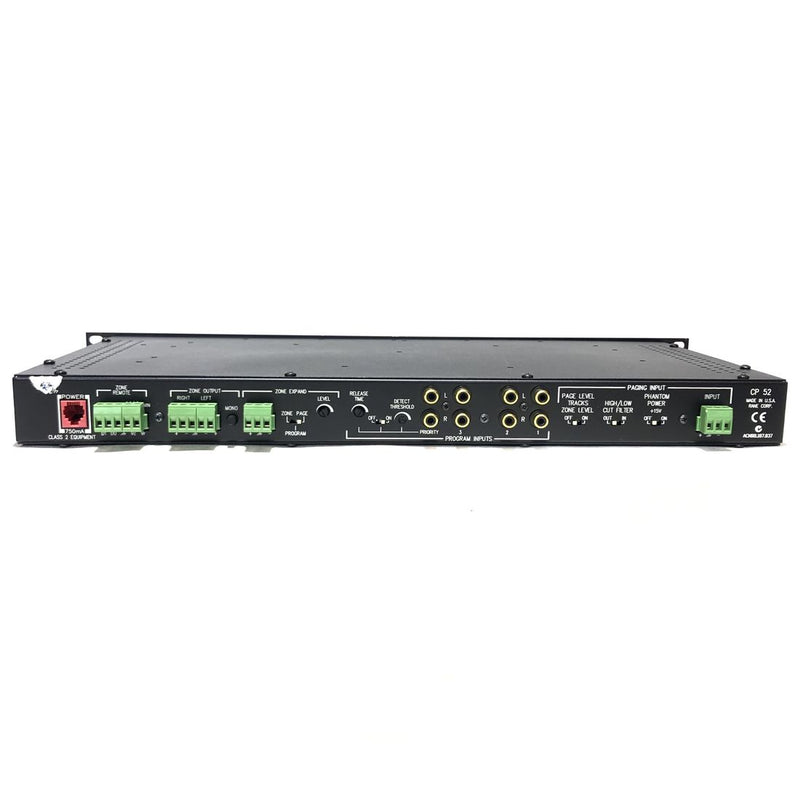 Rane CP52 Commercial Preamplifier and Paging Unit