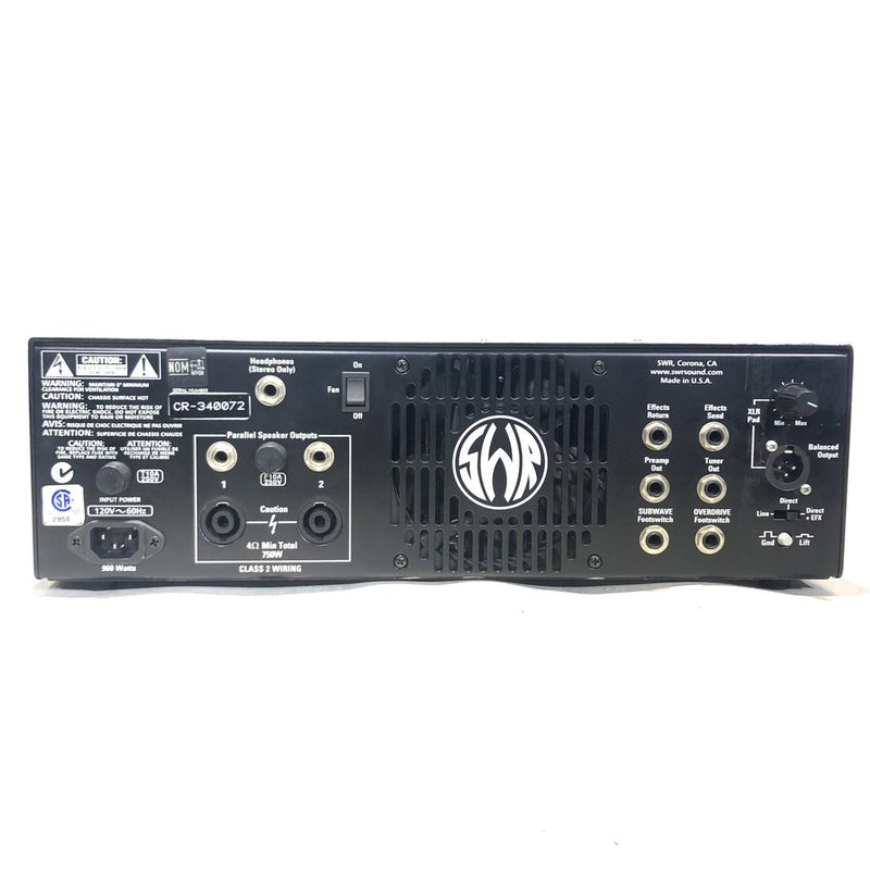 SWR 750X Pro Series Bass Amplifier Head 750W