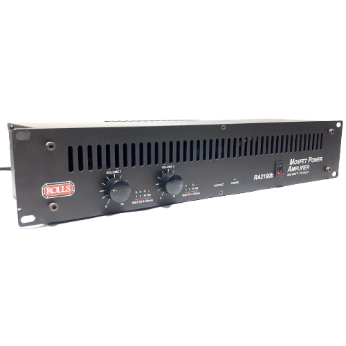 Rolls RA2100b Stereo 70V Power Amplifier