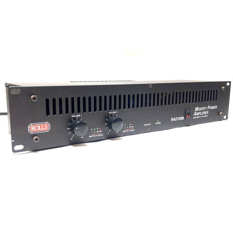 Rolls RA2100b Stereo 70V Power Amplifier