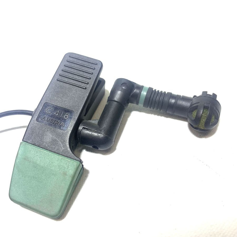 AKG C418 Clip-On Condenser Drum Microphone w/ MicroMic II Phantom Power Module