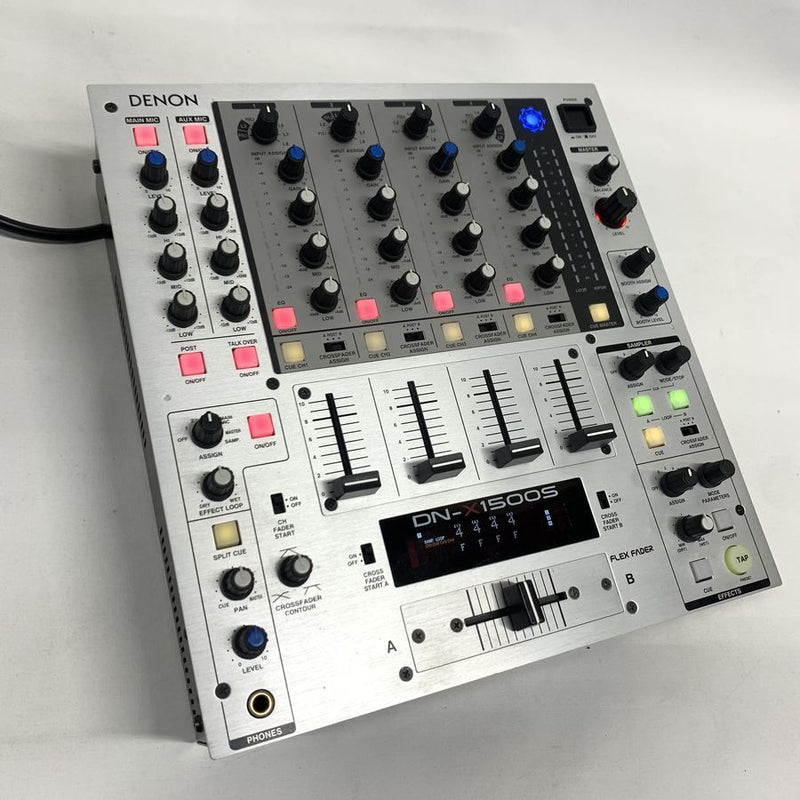Denon DJ DNX1500 Professional DJ Mixer (Silver)