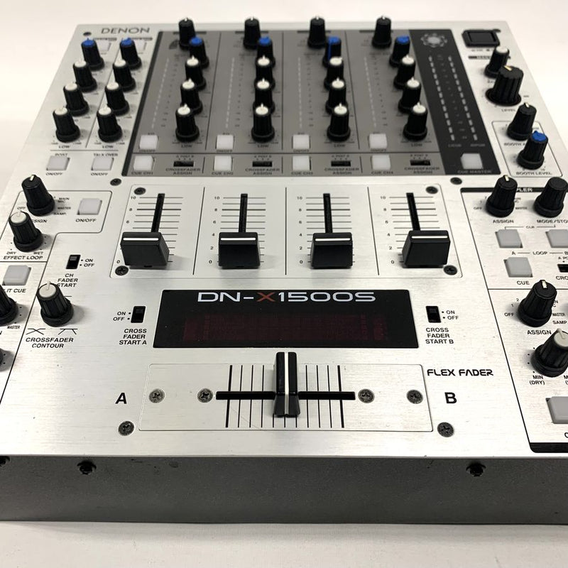 Denon DJ DNX1500 Professional DJ Mixer (Silver)