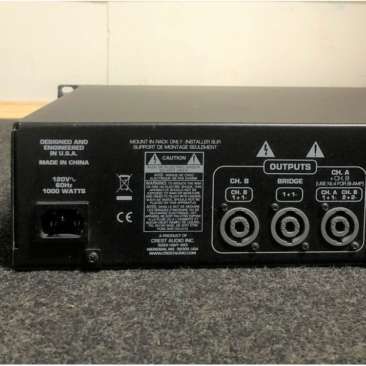 Crest Audio Pro-LITE 3.0 Professional Power Amplifier 830W - USED