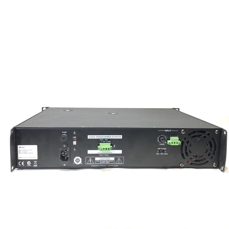 Electro-Voice PA1250T Rackmount 250W Mono Power Amplifier (50V/70V/100V)