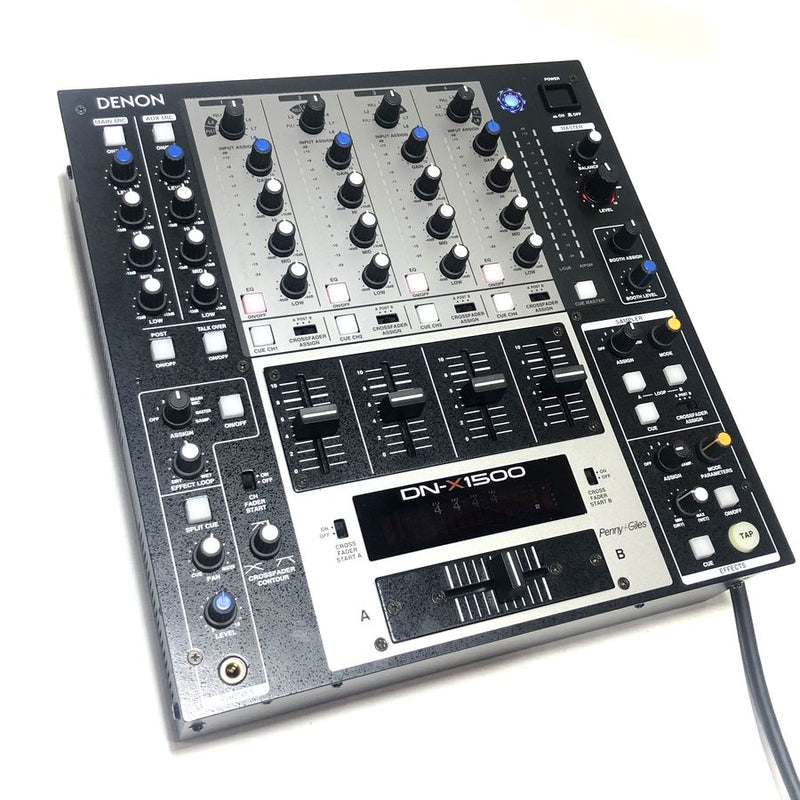 Denon DJ DN-X1500 Professional 4-Channel DJ Mixer w/ Sampling and Digital Effects
