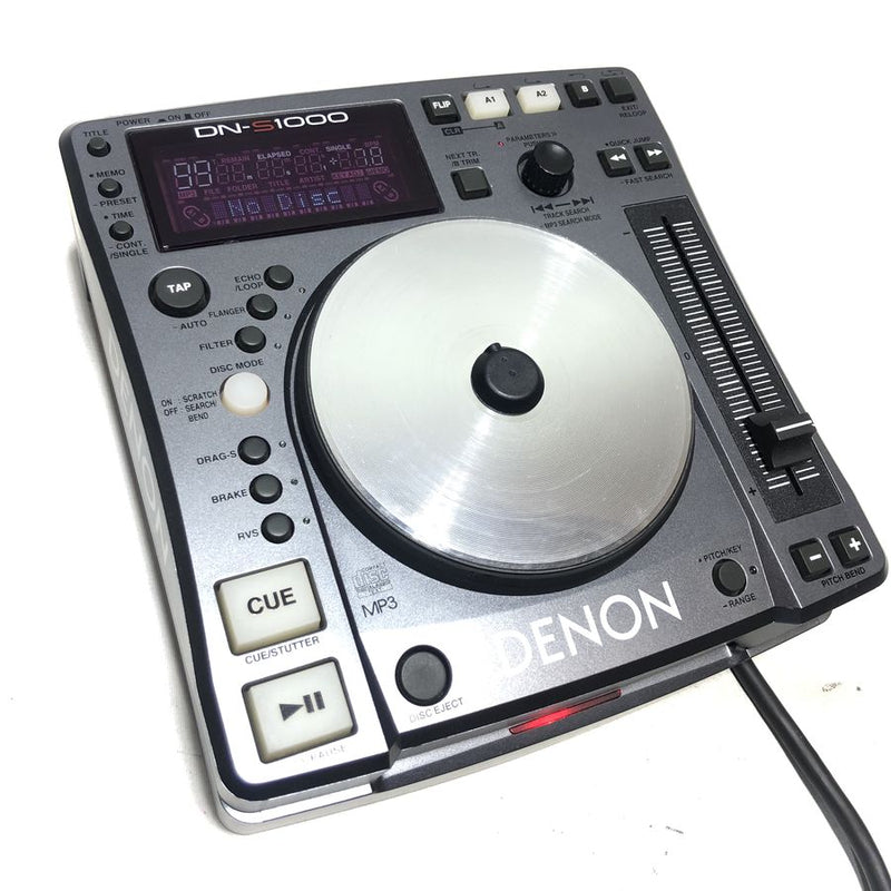 Denon DJ DN-S1000 Compact Portable DJ CD/MP3 Player w/ Scratch and On-Board Effects
