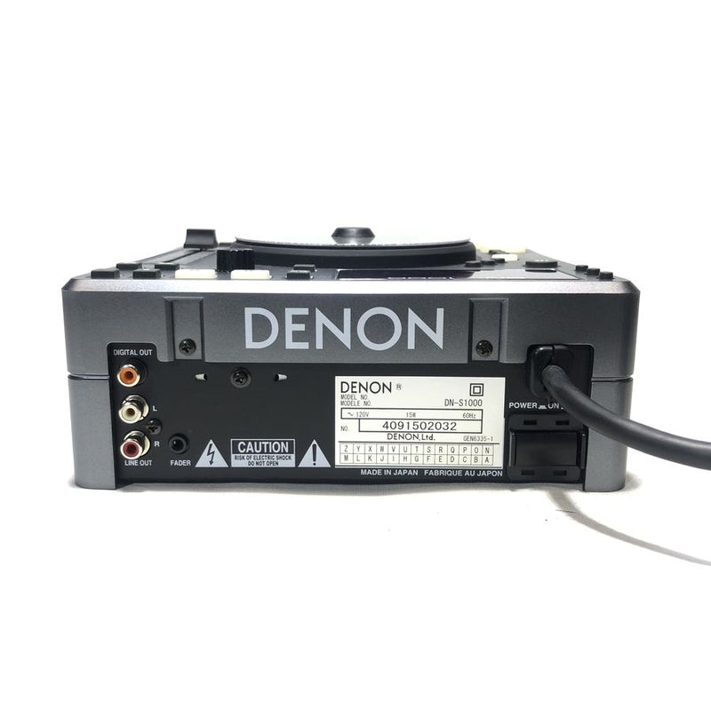 Denon DJ DN-S1000 Compact Portable DJ CD/MP3 Player w/ Scratch and On-Board Effects