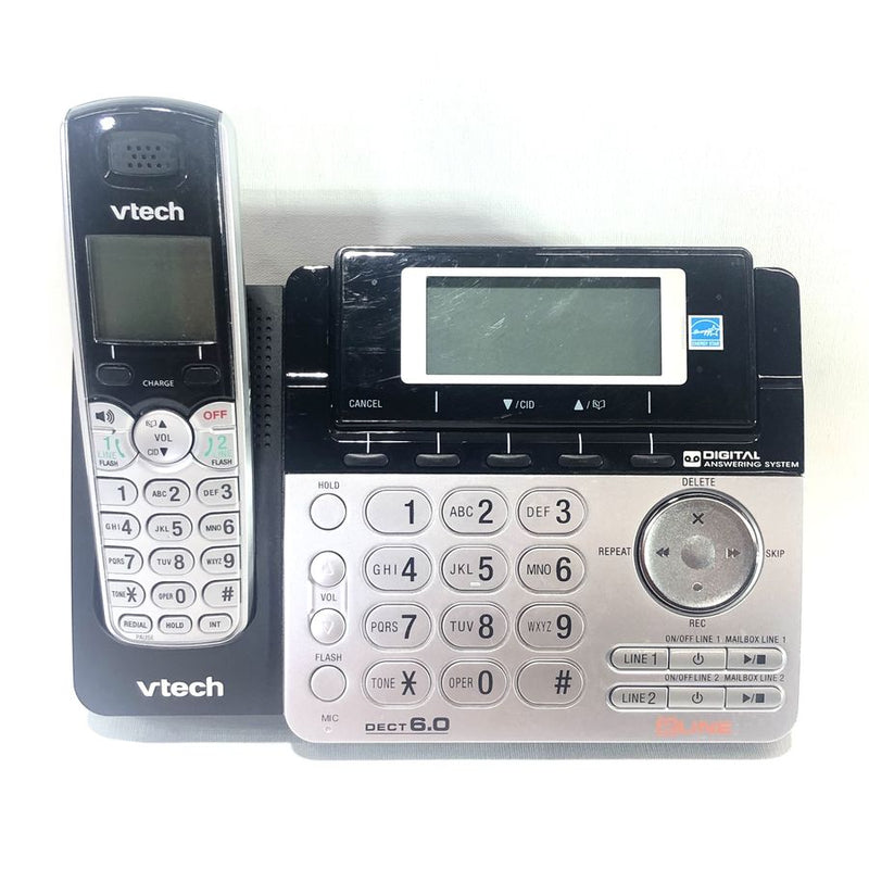 Vtech DS6151 DECT 6.0 2-Line Expandable Cordless Phone w/ Answering System