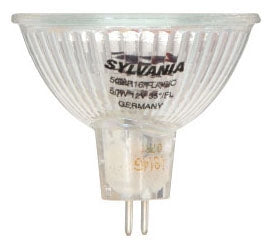 Sylvania 54207 UV-Stop Capsule Flood Tungsten Halogen Lamp w/ Lens Cover 12V 50W GU5.3