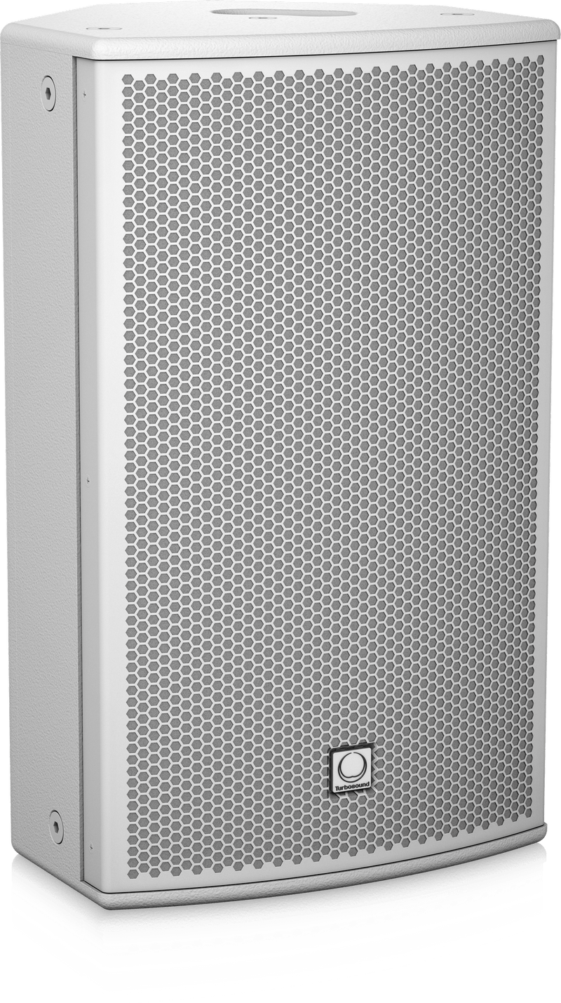 Turbosound NUQ102-AN-WH, 600W 2-Way 10" Full Range Powered Loudspeaker w/ Klark Teknik DSP Technology & UltraNET Networking (White) - ( OPEN BOX )