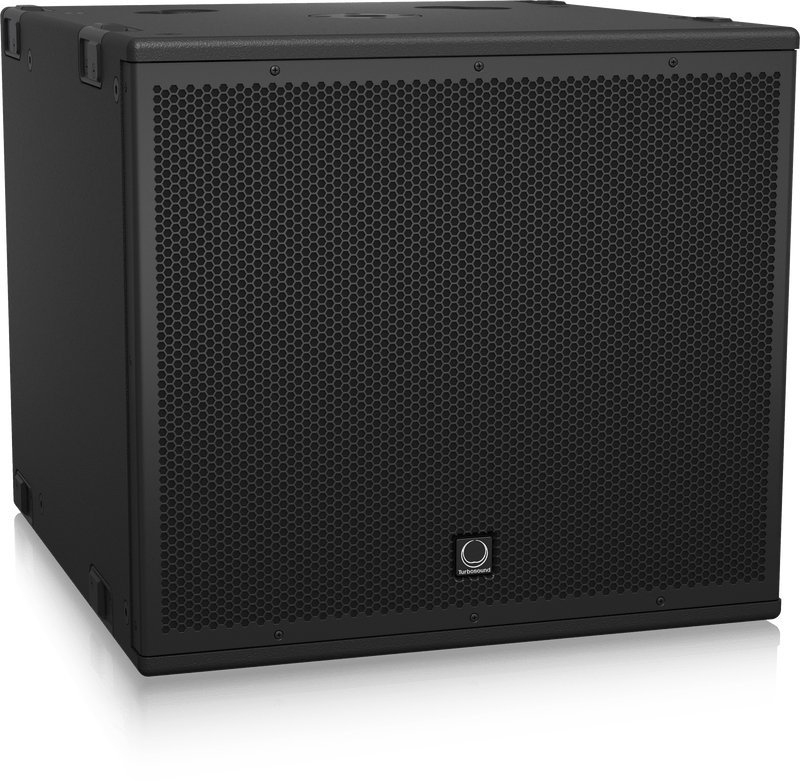 Turbosound NuQ115B-AN 3000 Watt 15" Front Loaded Subwoofer with Klark Teknik DSP Technology and ULTRANET Networking - DEMO