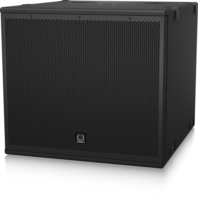 Turbosound NuQ115B-AN 3000 Watt 15" Front Loaded Subwoofer with Klark Teknik DSP Technology and ULTRANET Networking - DEMO