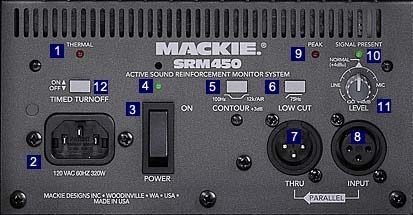 Mackie SRM450 Portable 12" Powered Loudspeaker 1000W - USED