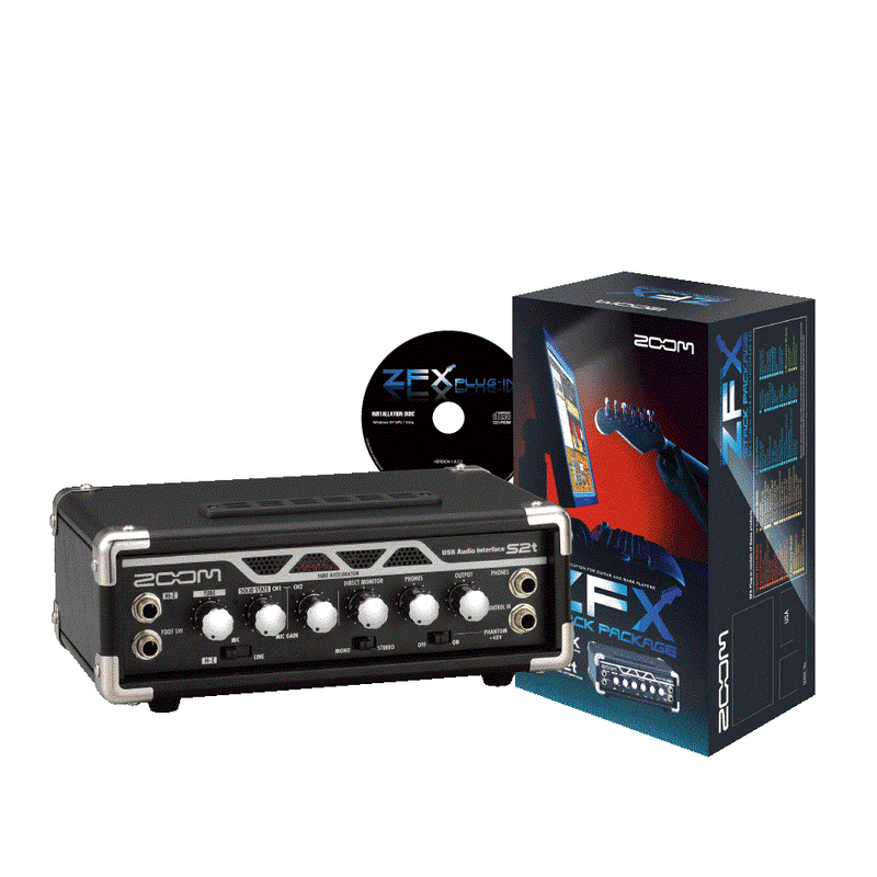 Zoom ZFX S2T Modeling Software And Digital Audio Interface Package