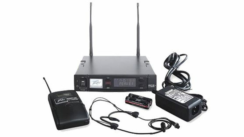 Peavey Pro Comm PCX U-1002 Wireless Headset Microphone System w/ PVM-4 Black Microphone - USED