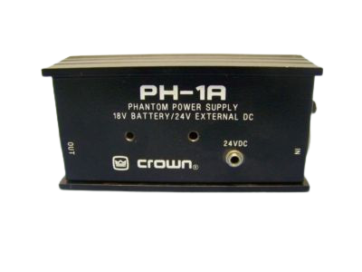 Crown Audio PH1A Single Channel Phantom Power Supply - DEMO