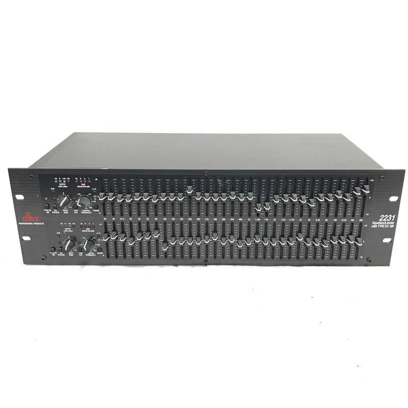 DBX 2231 - Dual Channel 31-Band Graphic Equalizer/Limiter with Type III Noise Reduction - DEMO
