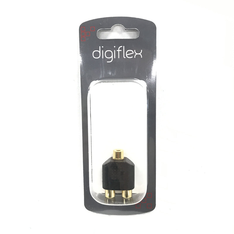 Digiflex HAA-KR102 Inline Audio Adapter -1/8 TRS F to 2x RCA F