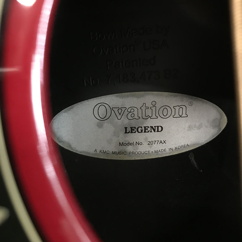 Ovation Legend 2077AX Acoustic/Electric - Cherry Burst (911) - DEMO