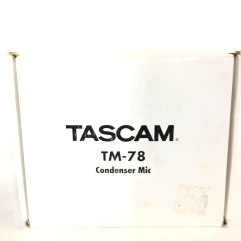 Tascam TM78 Condenser Microphone w/ Tabletop Mic Stand & Microphone Cable