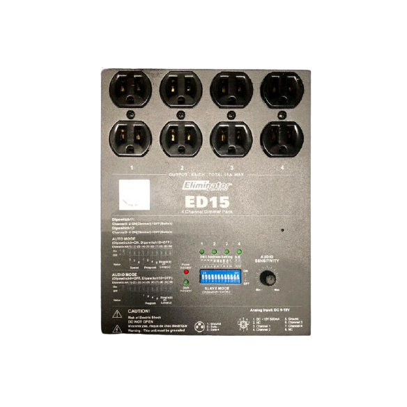 Eliminator Lighting ED-15 4-Channel Dimmer - DEMO