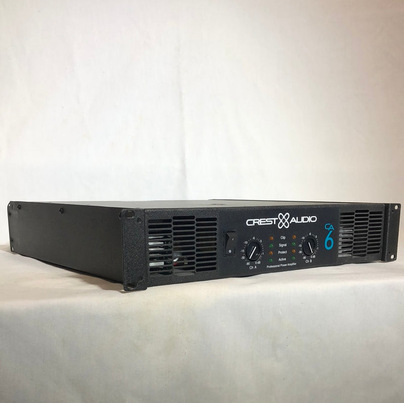 Crest Audio CA6 2-Channel 1500W Power Amplifier - USED