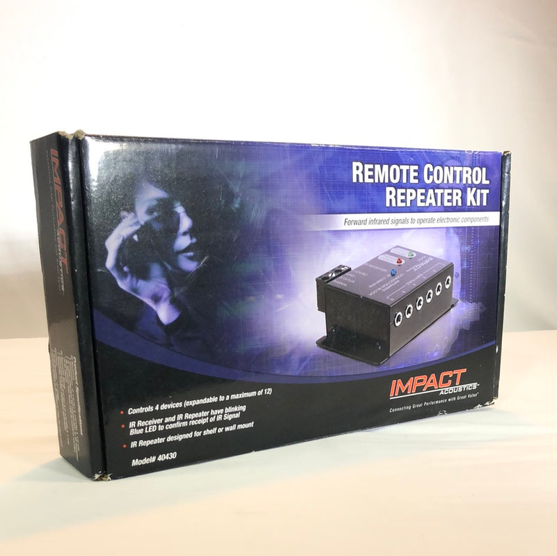 Impact Acoustics 40430 Remote Control Audio/Video Device Remote Controller Signal Repeater