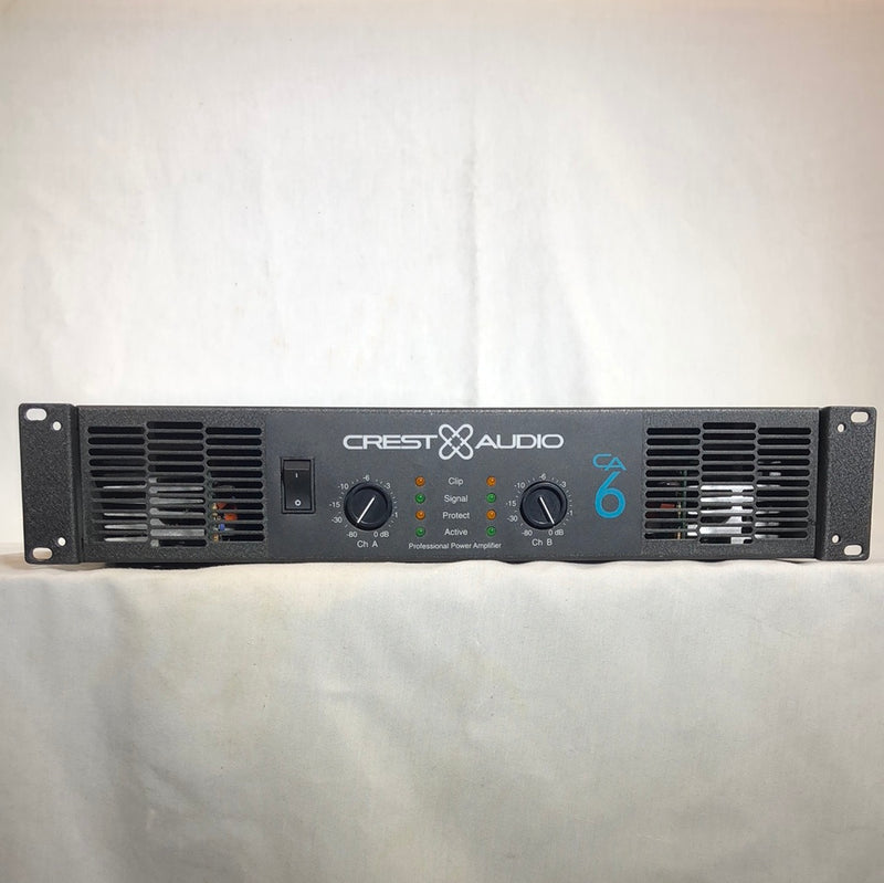 Crest Audio CA6 2-Channel 1500W Power Amplifier - USED